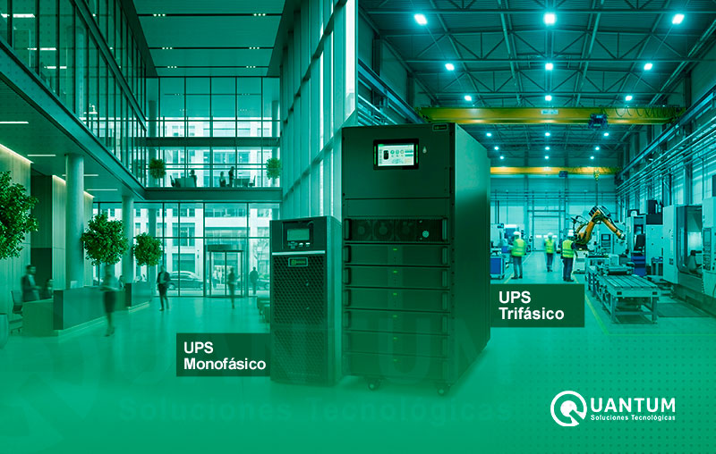 Diferencia entre UPS monofásico y UPS trifásico